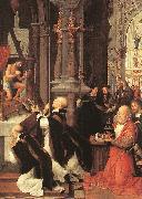 ISENBRANT, Adriaen Mass of St Gregory sf oil painting artist